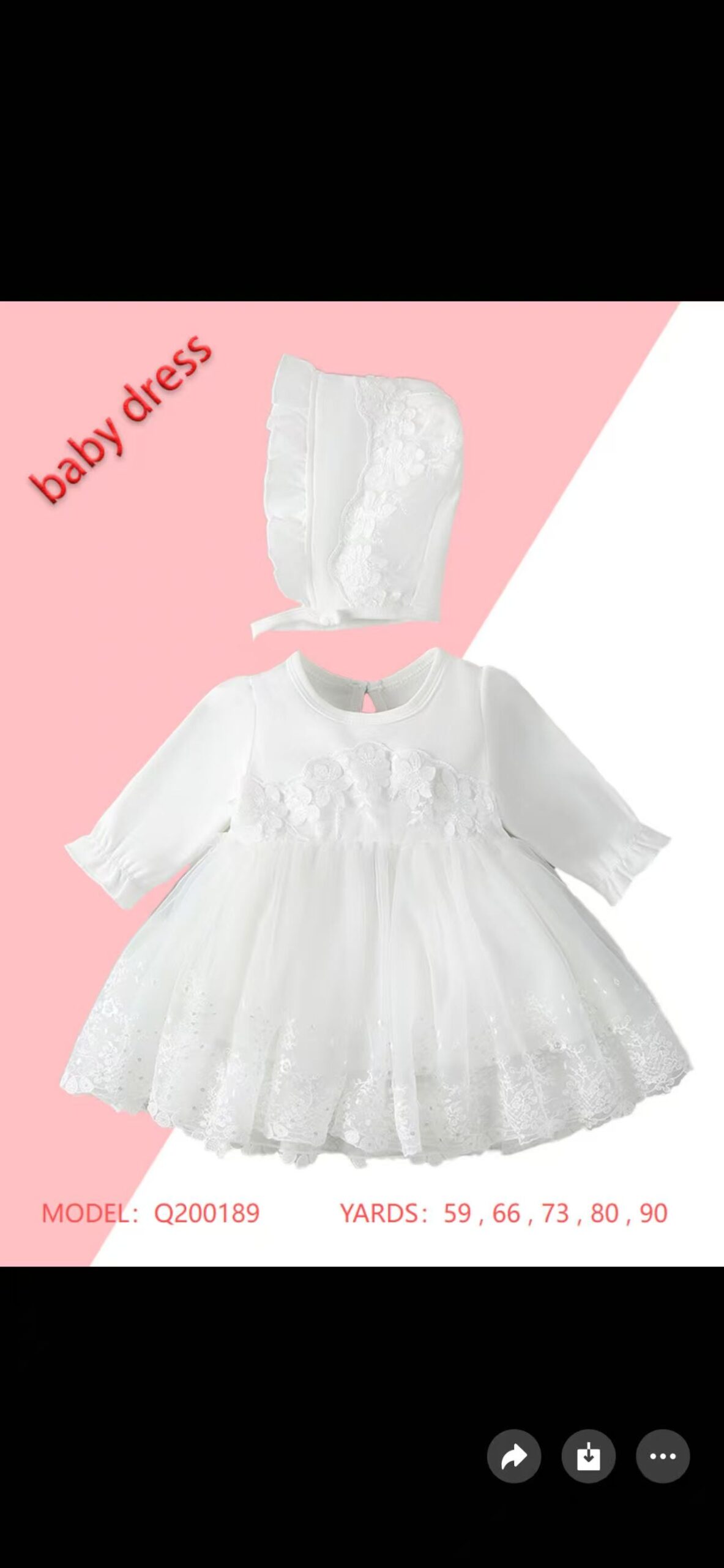 dresses gown 0-24month