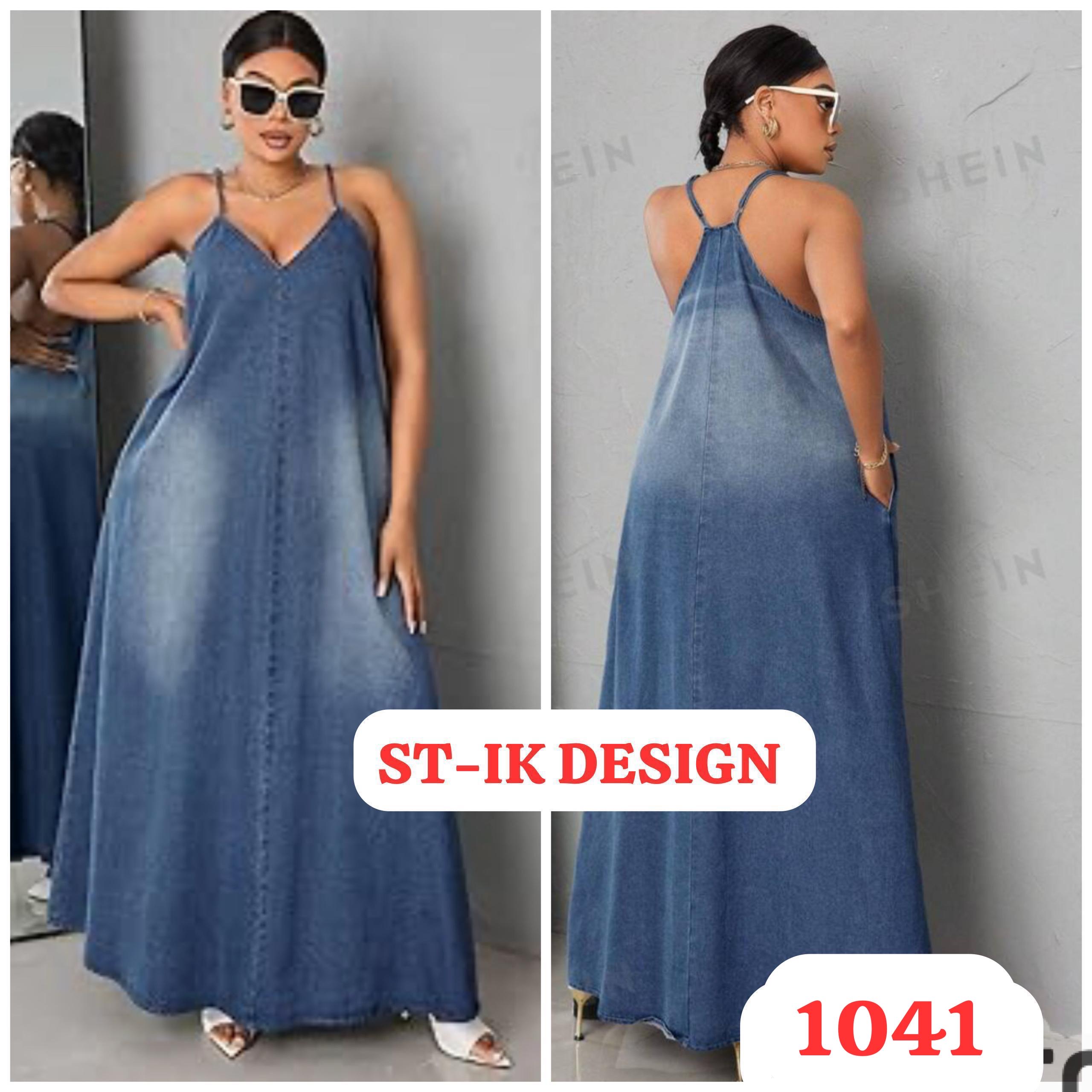 Jeans long dress