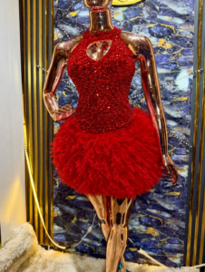 Shining luxury dress