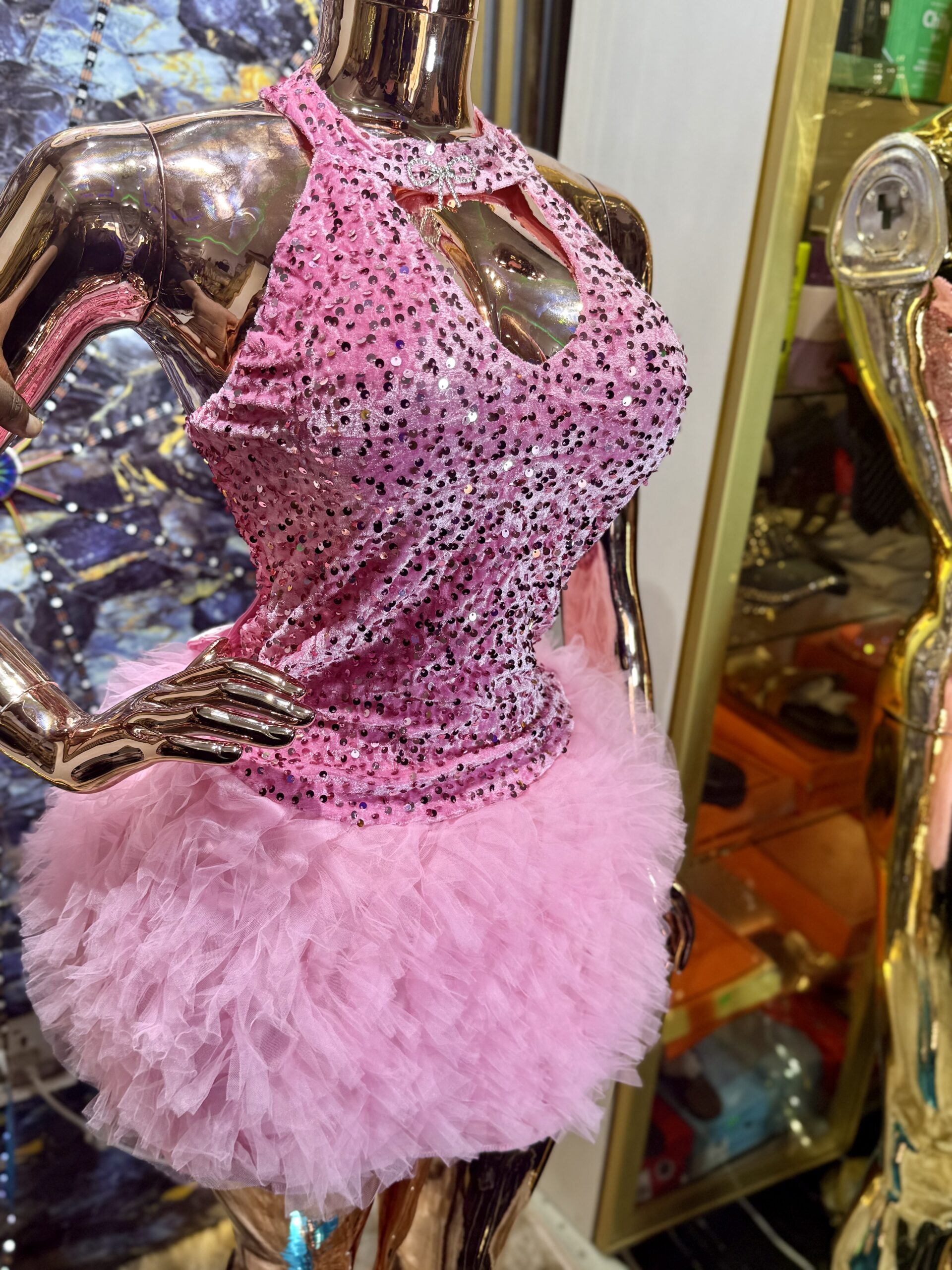 Shining luxury dress