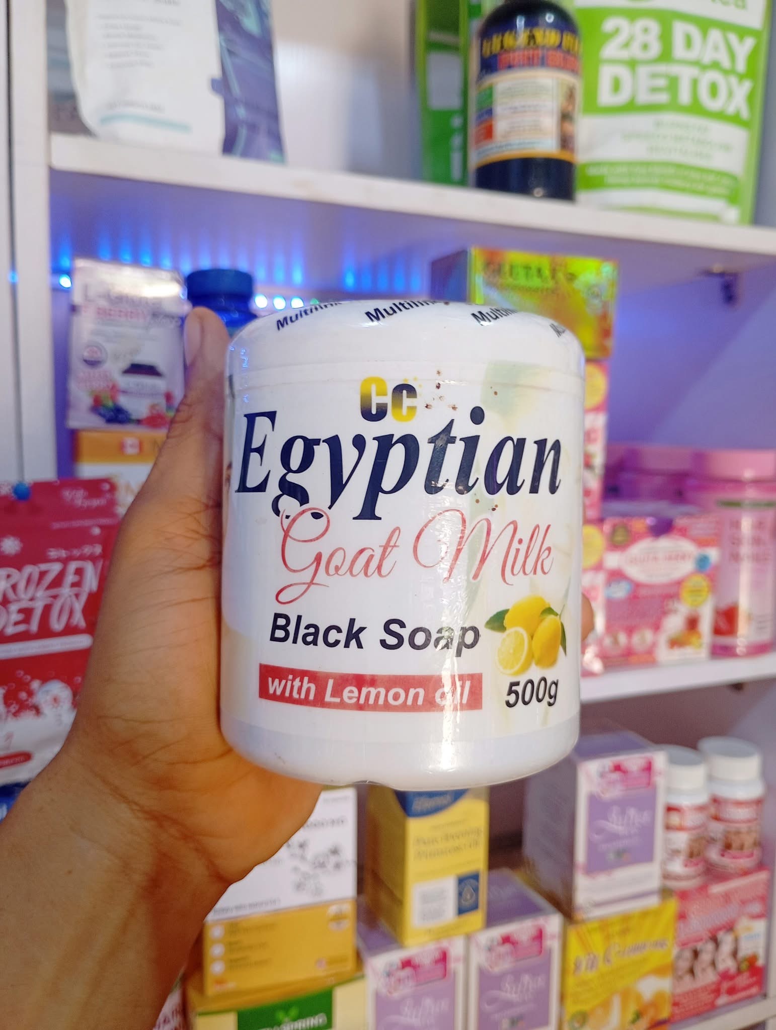 Egyptian goat milk black saop