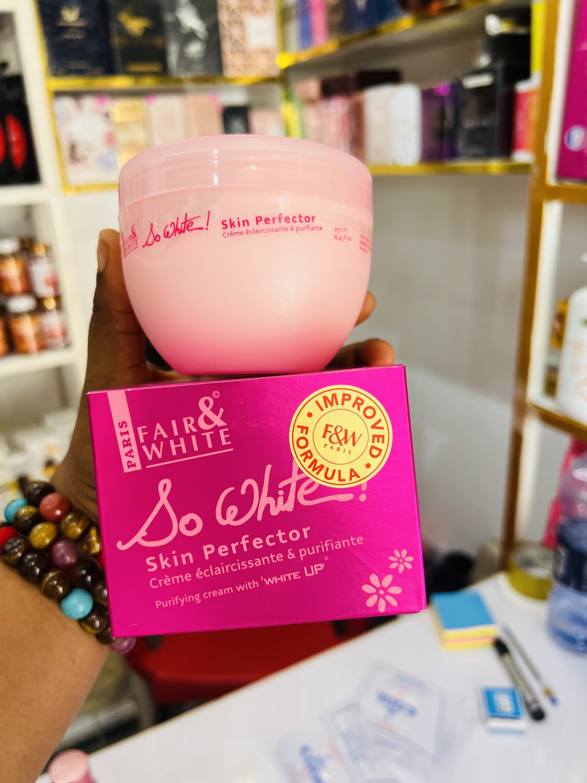 Fair&white so white skin perfector cream