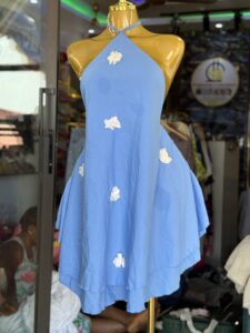 Backless short dress