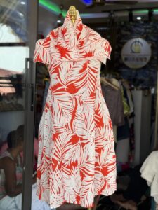 Dress with scarf