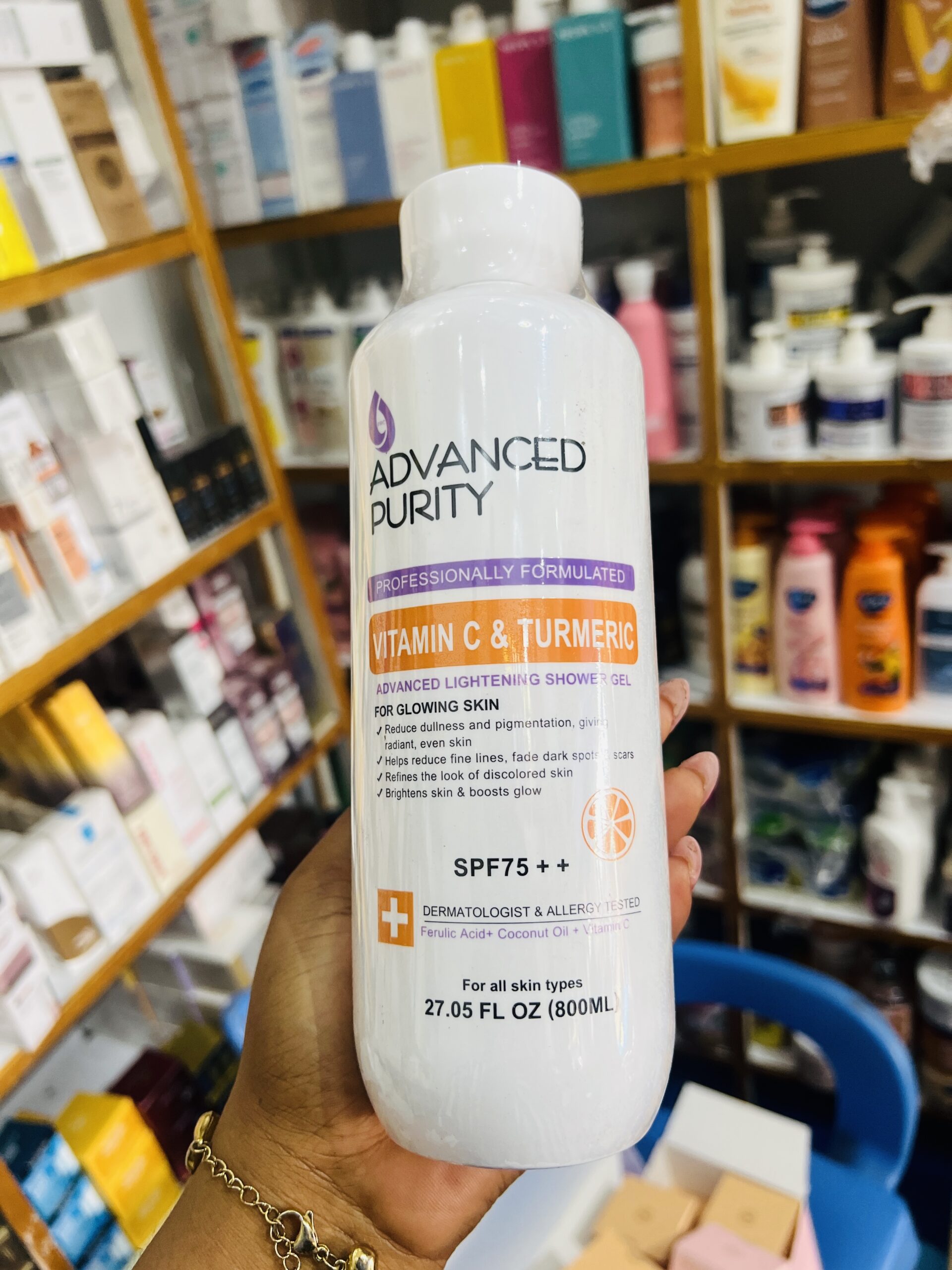 Advanced purity shower gel