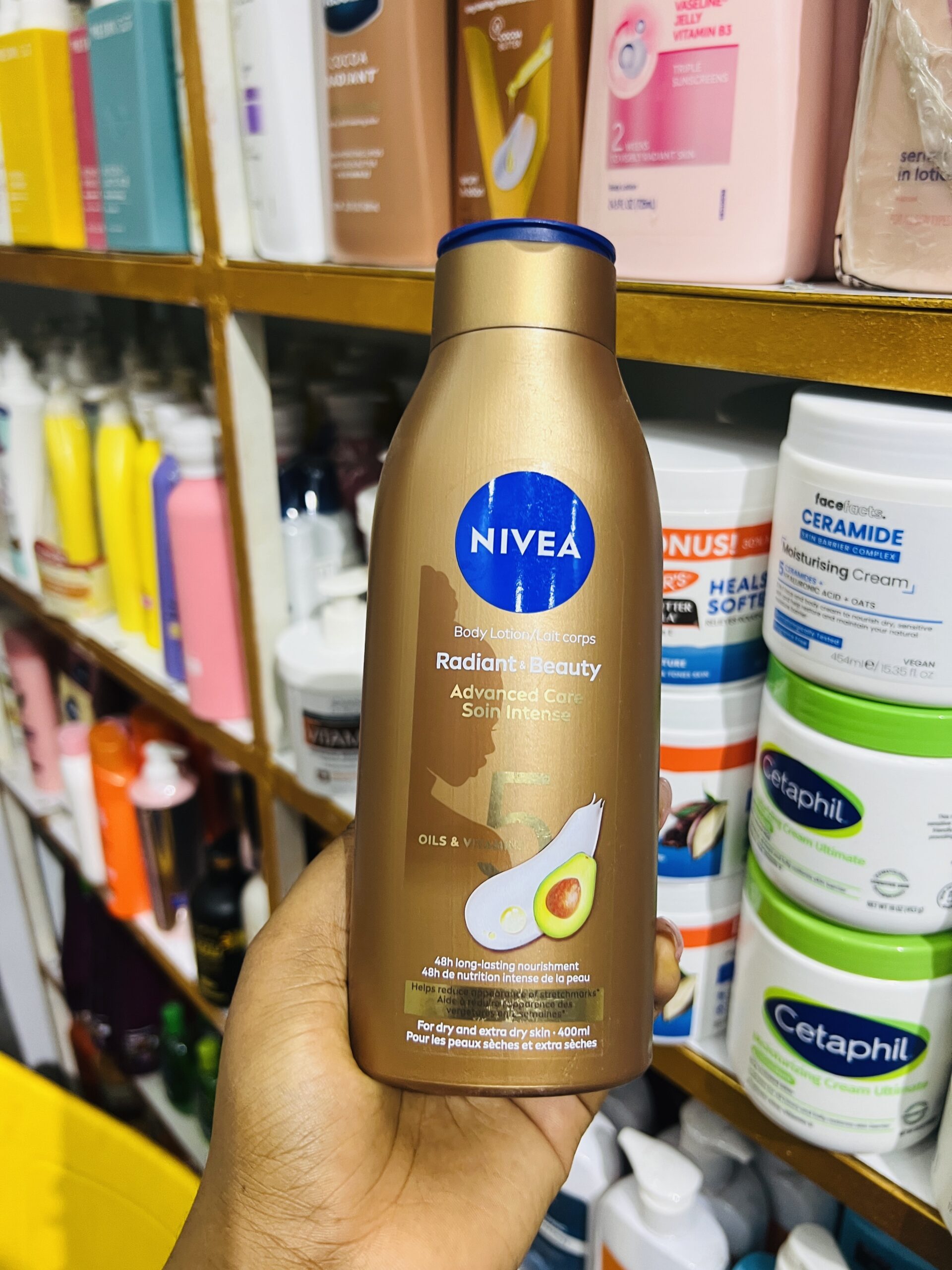 Nivea radiant + beauty advance care lotion