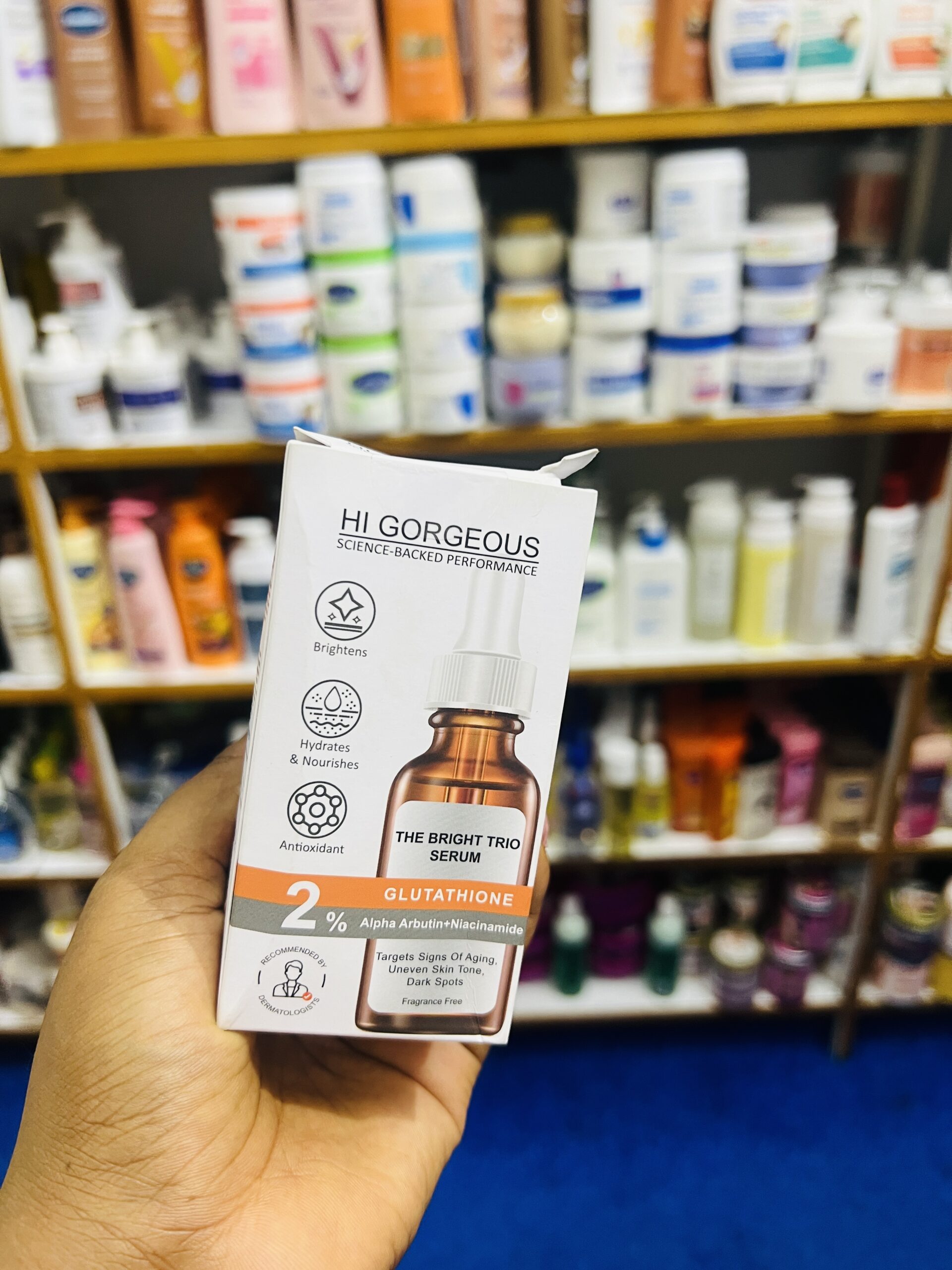Hi gorgeous bright trio glutathione serum